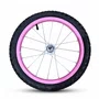 Kit Roda Traseira A16 Colorida Rosa BB Pneu+Câmara