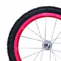 Kit Roda Traseira A16 Colorida Rosa Neon Pneu+Câmara