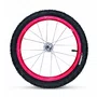 Kit Roda Traseira A16 Colorida Rosa Neon Pneu+Câmara