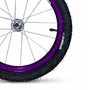 Kit Roda Traseira A16 Colorida Violeta Pneu+Câmara