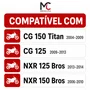 Motor de Partida CG 150 Titan 2004 a 2009 CG125 2009-2013 Bros 125/150