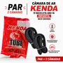 Par Câmara Ar Kenda p/ Bicicleta Aro 16 Infantil Bico Grosso