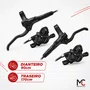 Par Freio Hidráulico Shimano MT200 Dianteiro Traseiro MTB