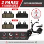 Par Pastilha Freio Grande Para Bike/Scooter Elétrica - 2 pares