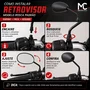 Par Retrovisor Motomo Biz 125 Pop 100 Bros 150 160 Original