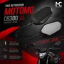 Par Retrovisor Motomo CB300 Rosca M10 Universal Honda