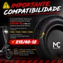 Pneu 215/40-12 Scooter Elétrica Citycoco Road Max Tubeless Aro 12 Reforçado