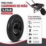 Pneu Carrinho de Mão 3.25x8 Carriola Com Arame Reforçado