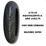 Pneu Moto Eletrica 2.75-10 Scooter 14x2.75