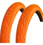 Pneu Paco Flame Laranja Aro 26 Balão Grau Freeride MTB