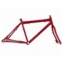 Quadro + Garfo 26" Masculino Urbano Vermelho