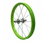 Roda Dianteira Aro 16 De Alumínio Verde Neon Para Bicicleta Infantil
