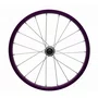 Roda Dianteira Aro 16 De Alumínio Violeta Para Bicicleta Infantil