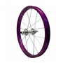 Roda Dianteira Aro 16 De Alumínio Violeta Para Bicicleta Infantil