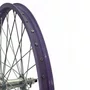 Roda Dianteira Aro 20 De Aluminio Lilas Cubo Esferado
