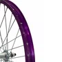 Roda Dianteira Aro 20 De Aluminio Violeta Cubo Esferado