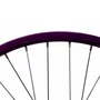 Roda Dianteira Aro 20 De Aluminio Violeta Cubo Esferado