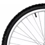 Roda Dianteira A24 Alumínio Natural Pneus + Câmaras de Ar