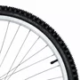Roda Dianteira A26 Alumínio Natural Pneus + Câmaras de Ar
