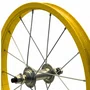 Roda Traseira Aro 16 De Aluminio Amarela Para Bicicleta Infantil