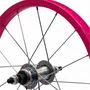 Roda Traseira Aro 16 De Aluminio Rosa Neon Para Bicicleta Infantil