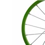 Roda Traseira Aro 16 De Aluminio Verde Neon Para Bicicleta Infantil