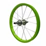 Roda Traseira Aro 16 De Aluminio Verde Neon Para Bicicleta Infantil