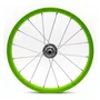 Roda Traseira Aro 16 De Aluminio Verde Neon Para Bicicleta Infantil