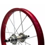 Roda Traseira Aro 16 De Aluminio Vermelha Para Bicicleta Infantil