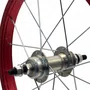 Roda Traseira Aro 16 De Aluminio Vermelha Para Bicicleta Infantil