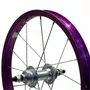 Roda Traseira Aro 16 De Aluminio Violeta Para Bicicleta Infantil
