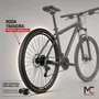 Roda Traseira Aro 26 MTB Aero Disco 36 Raios Cubo Ferro
