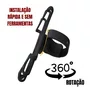 SUPORTE CELULAR BIKE SILICONE PRETO